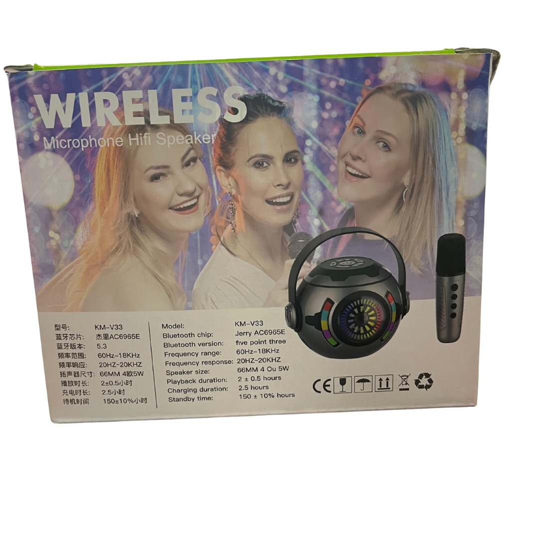 Miniatura 2 de Mini Parlante Con Karaoke  KM-V33 FX